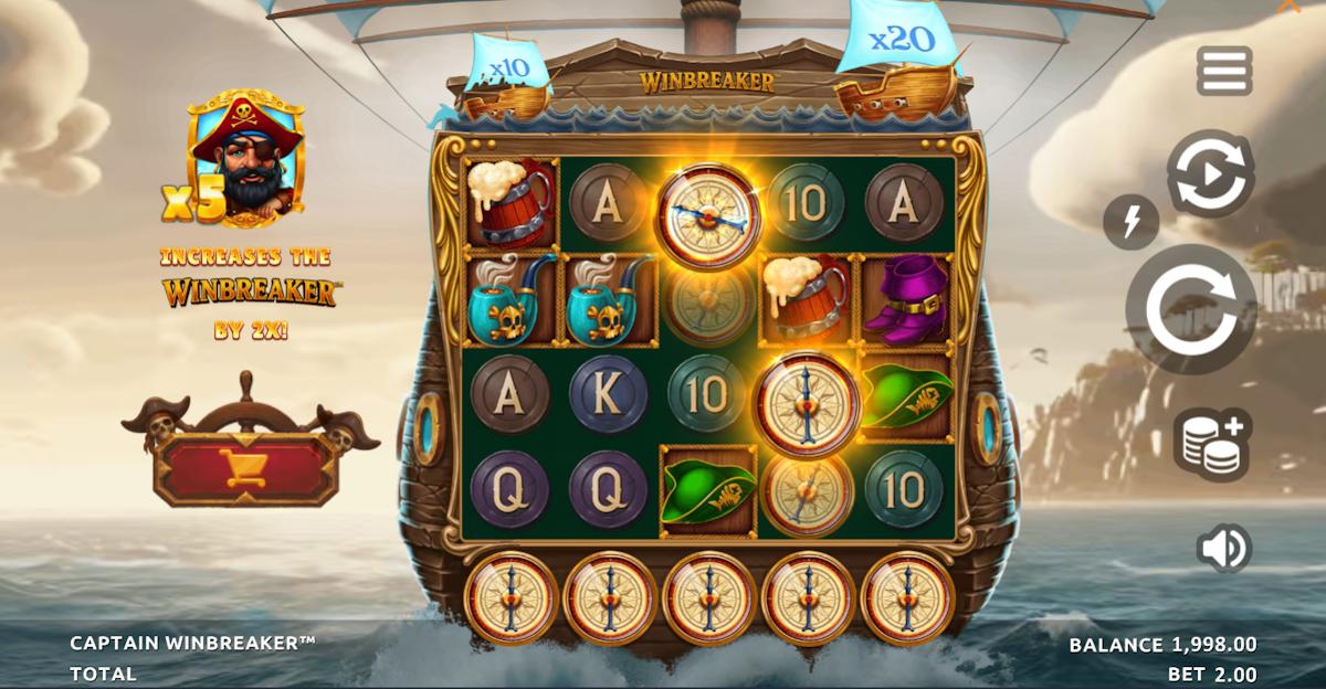 Base game in Captain WinBreaker by Northern Lights Gaming