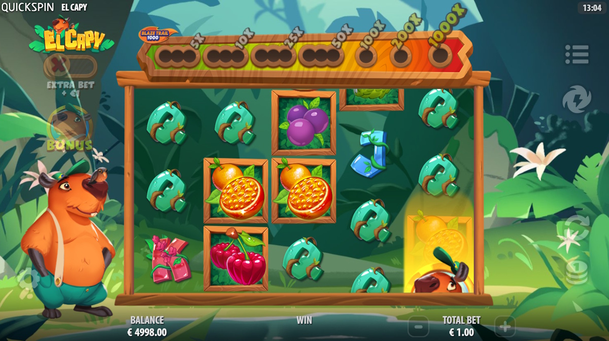 Base game in El Capy by Quickspin
