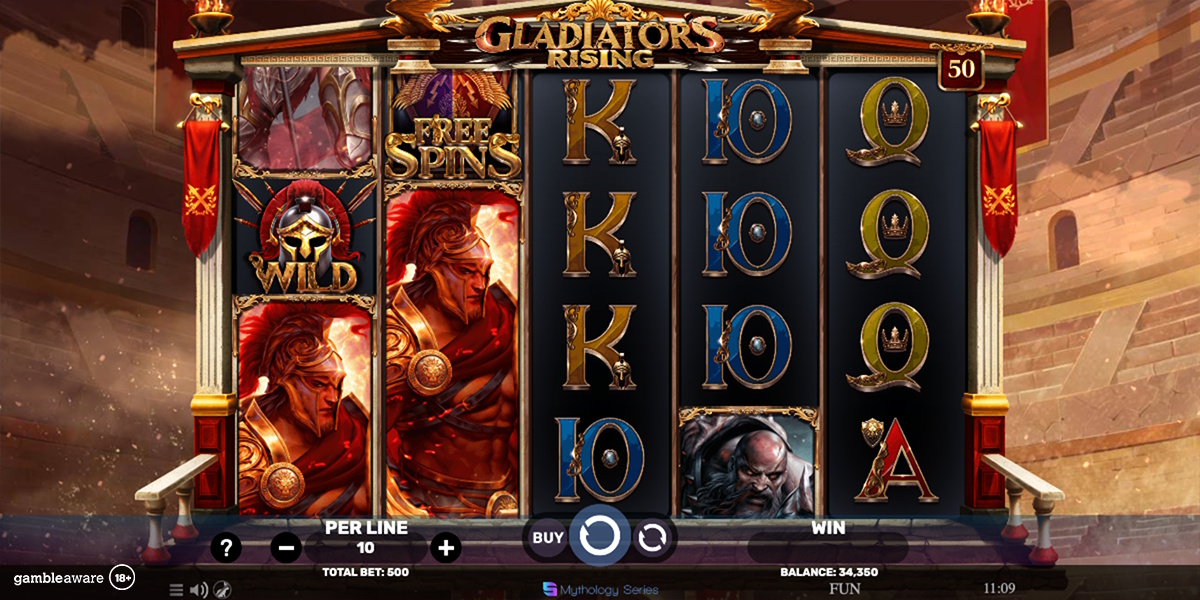 Base game in Gladiator Rising by Spinomenal