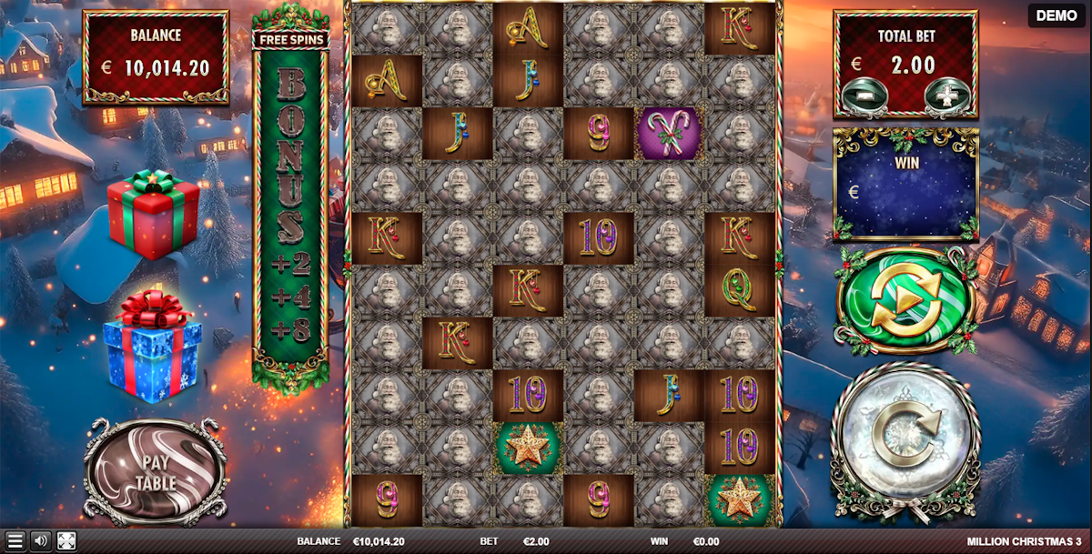 Base game in Million Christmas 3 by Red Rake Gaming