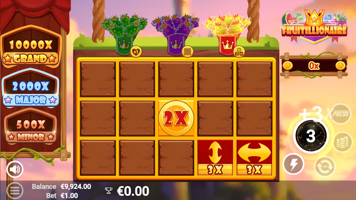 Bonus game in Fruitillionaire by AvatarUX