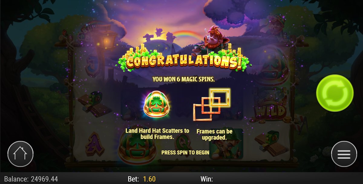 Magic spins won in Buildin’ More Bucks by Play’n GO