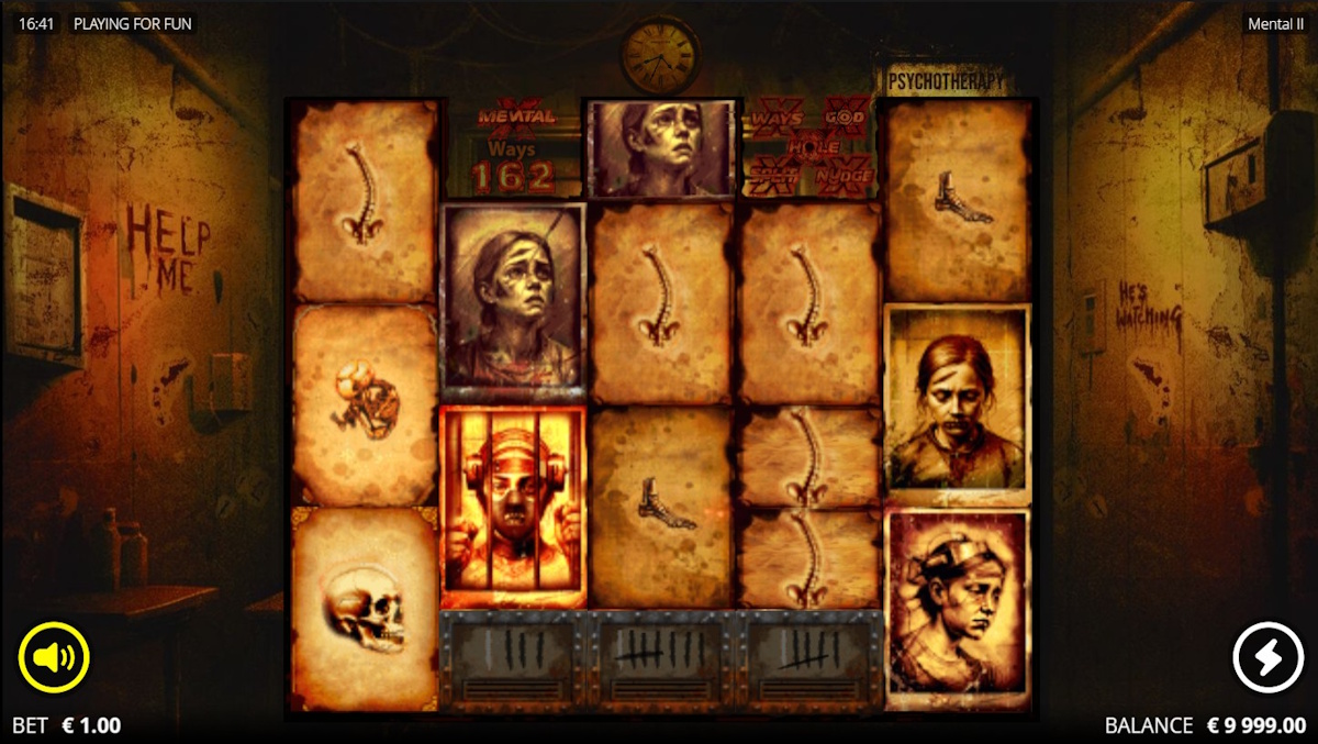 Main game in Mental 2 by Nolimit City