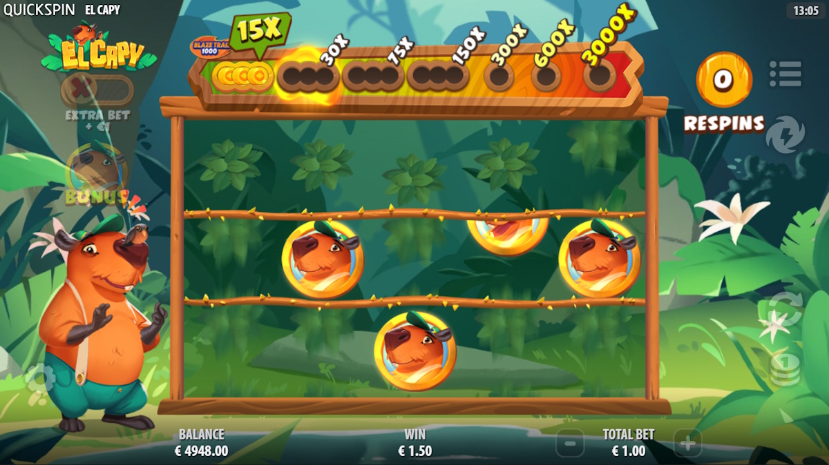 Respins in El Capy by Quickspin