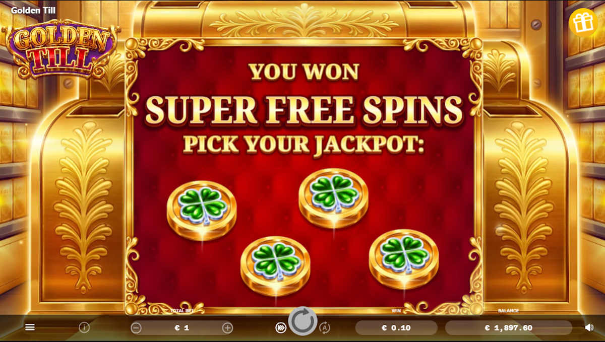 Super free spins won in Golden Till by ELA Games