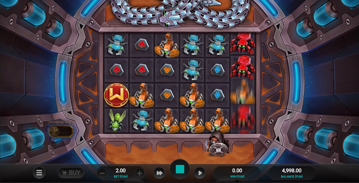 Base game in Snake Arena 2 by Relax Gaming